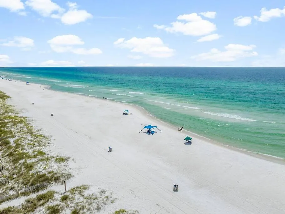 New! Steps To White Sand Beaches! Pool & Grill! 2Br 2Ba Panama City Beach